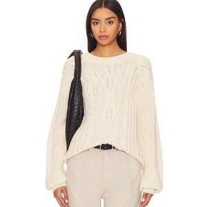 Free People Frankie Cable Knit Sweater